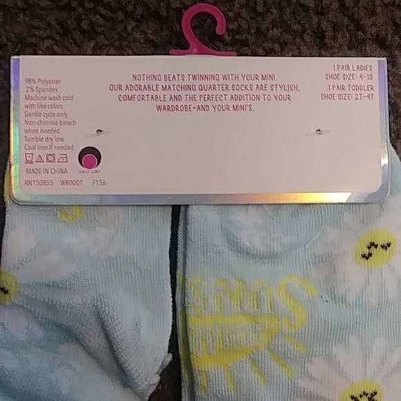 Willow & Ruby Sock Set 1 Adult 1 Child - Picture 5 of 5